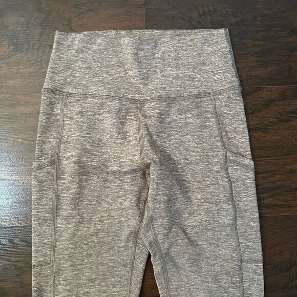 Aerie Offline heathered brown the Hugger leggings size S - Picture 3 of 9